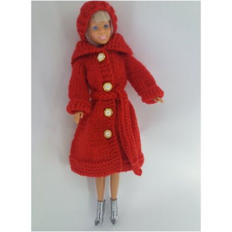 Пальто и шапочка для кукол Barbie (комплект "Scarlet")