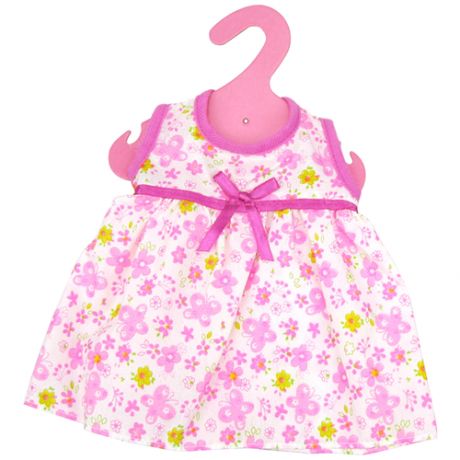 Junfa toys Летнее платье для кукол GC18-12 белый/розовый/фиолетовый
