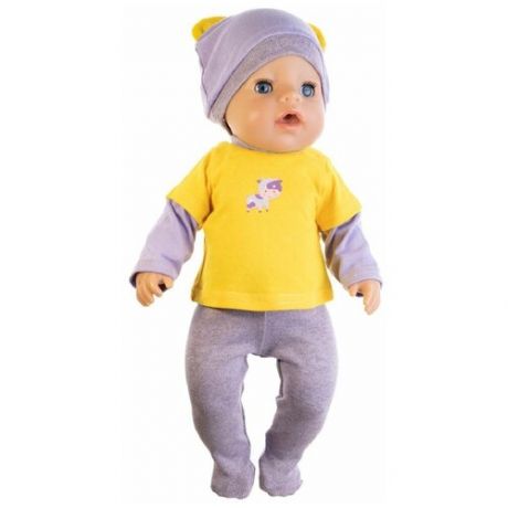 Ползунки, кофта, шапка для куклы Baby Born ростом 43 см (908)