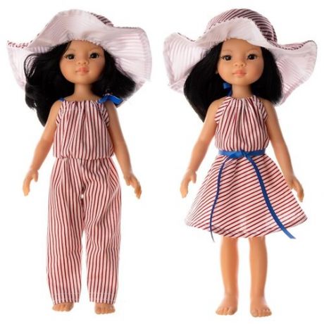 Летняя одежда со шляпой для кукол Paola Reina 32 см (854)