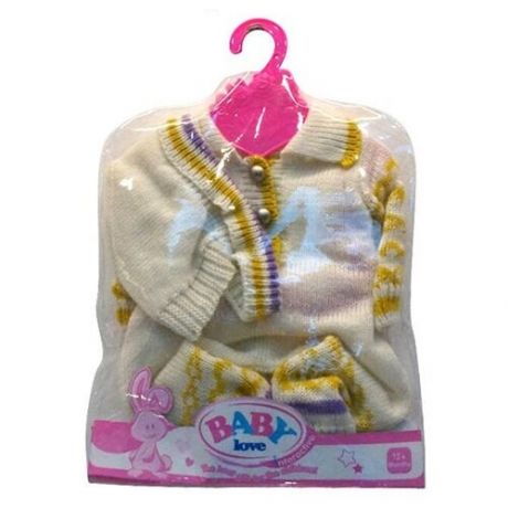 Одежда для кукол типа Baby Born (свитер-комбинезон, повязка) Baby Love BLC06