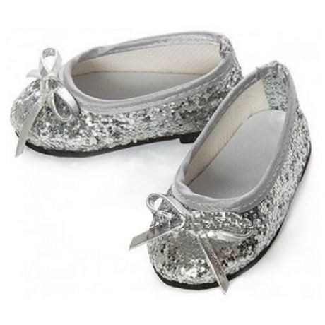 Туфли Kidz N Cats Silver Shoes (Серебристые для кукол Кидз Н Катс 46 см)