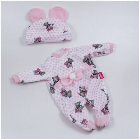 Berjuan Berjuan Одежда для куклы Берхуан (Бержуан) Пупса в розовой пижаме 30 см (Berjuan Vestido Baby Smile)