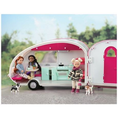 Автофургон для куклы Lori c мебелью и аксессуарами L37011