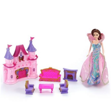 Dolly Toy кукольный домик Сказочная история DOL0803-004, розовый/фиолетовый