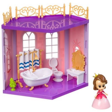 Barmila Замок-ванная комната принцессы Elsa 21104, фиолетовый/розовый