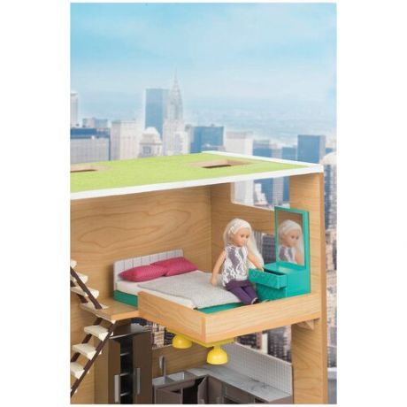 Игровой набор Lori «Уютная спальня» с мебелью и аксессуарами L37013