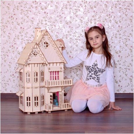 Кукольный домик деревянный