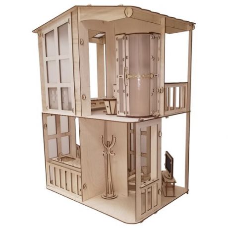 Кукольный домик с мебелью "Фантазия"