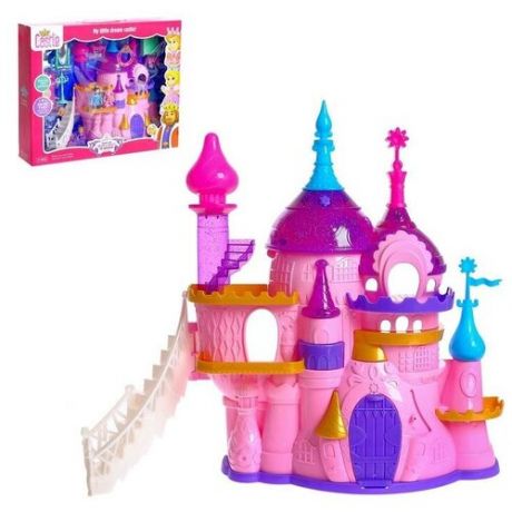 Замок для кукол "Волшебный замок", свет, звук, с фигурками и аксессуарами