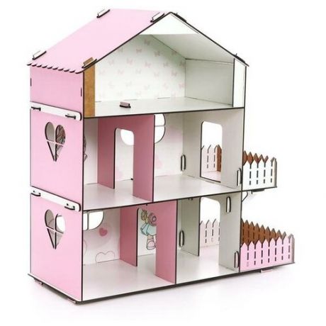 Авалон Кукольный дом без мебели «Doll Style»