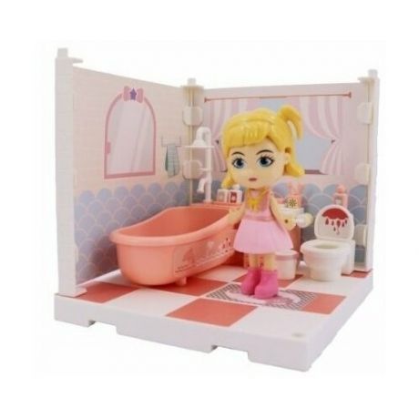 Игровой набор Милый уголок Ванная комната Funky Toys FT3108 / Кукольный домик с мебелью / Дом для куклы