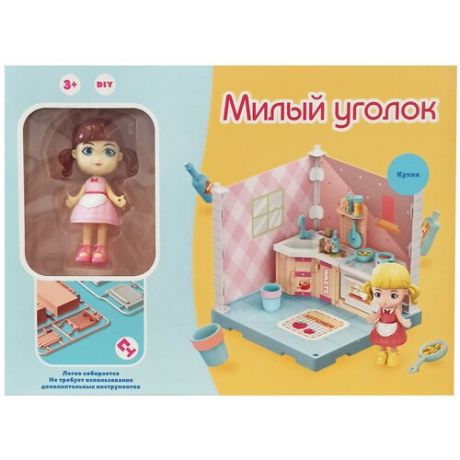 Игровой набор Милый уголок Кухня Funky Toys FT3103 / Кукольный домик с мебелью / Дом для куклы