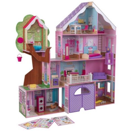Кукольный домик KidKraft Дом на дереве с мебелью