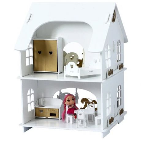 Little Wood Home кукольный домик Лолли, сиреневый