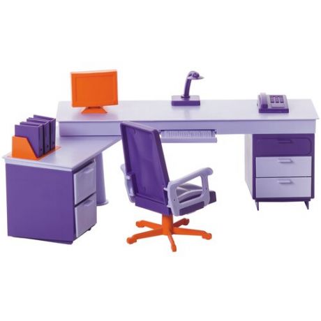ОГОНЁК Мини-офис С-1419 фиолетовый/оранжевый