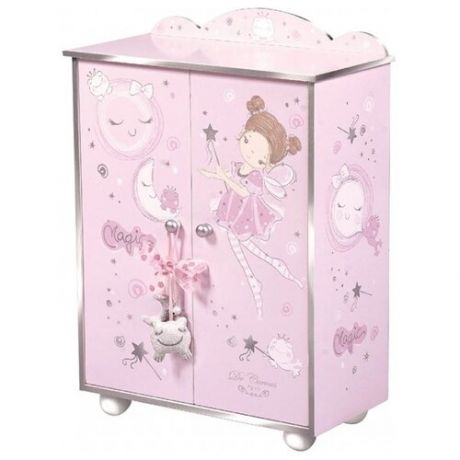 DeCuevas TOYS Гардеробный шкаф Мария (55234) розовый