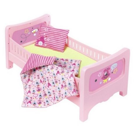 Zapf Creation Кровать для куклы Baby Born (824-399) розовый
