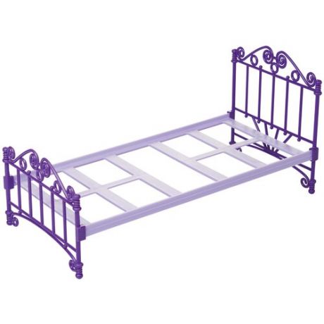 Кроватка фиолетовая для куклы, игрушка Огонек ОГ1424