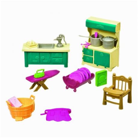 Набор мебели игровой «Мини кухня и подсобная комната» LW6125