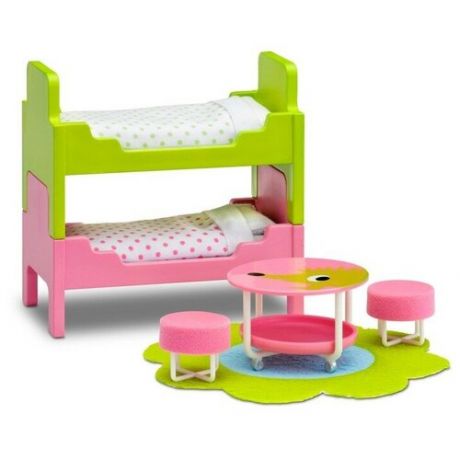 Мебель для кукольного домика Смоланд Детская, с двумя кроватями 3743442 .
