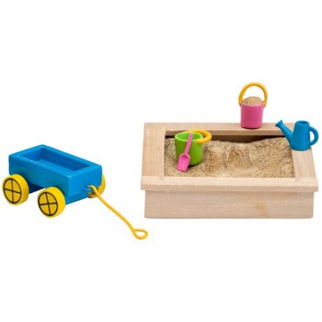 Lundby Песочница с игрушками (LB_60509600) бежевый/синий