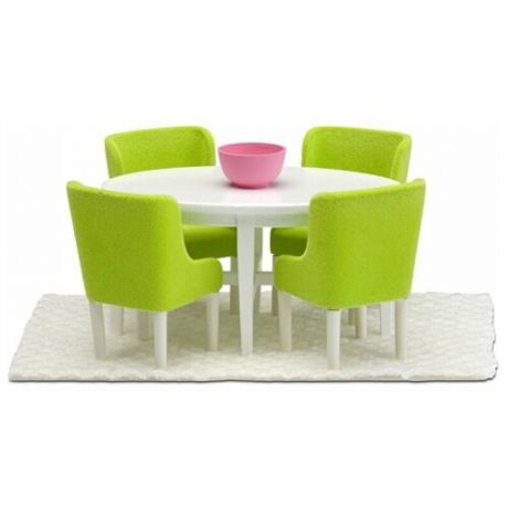Lundby Набор мебели для столовой Смоланд (LB_60209000) салатовый/белый