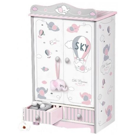 Гардеробный шкаф для куклы Скай 54 см 54035