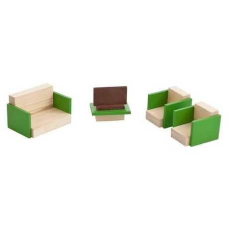 Гостиная деревянный игровой набор мебели для мини-кукол до 15 см для детей от 3 лет