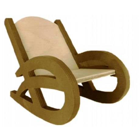 Кукольное кресло-качалка, 8 см