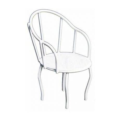 KB2555A Металлический мини стул, белый 4*3*6,5см Astra&Craft