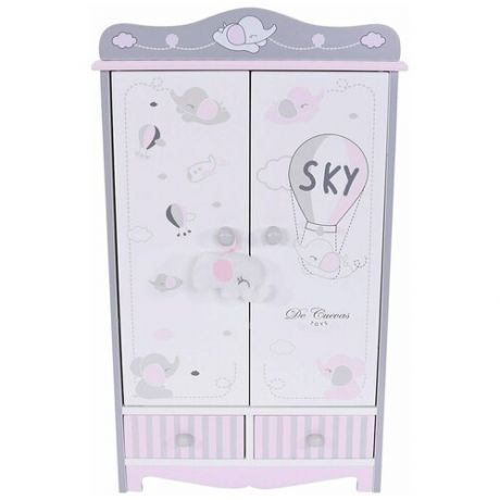 54035 Гардеробный шкаф для куклы серии Скай, 54 см