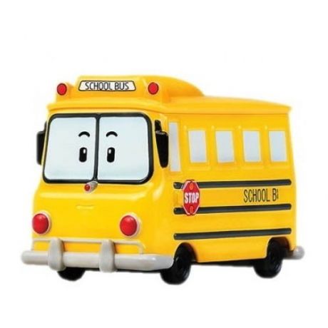 Автобус Silverlit Робокар Поли Скулби 83174, 6 см, желтый