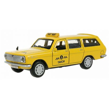 Машина металлическая Технопарк ГАЗ-2402 "волга" такси 12 см, открываются двери, багажник, свет- звук
