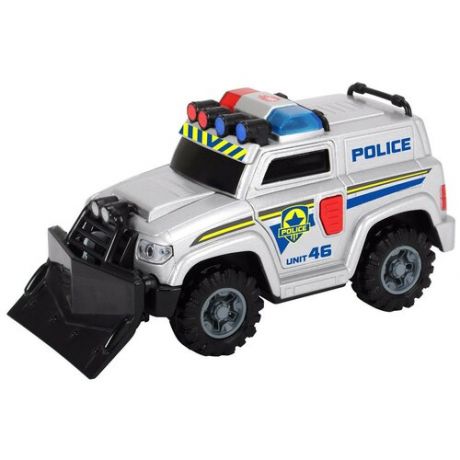 Внедорожник Dickie Toys полицейский (3302001), 15 см, серебристый