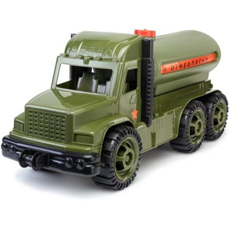 Автоцистерна Karolina toys Профи Армия (40-0062 АРМ), 56 см, зеленый
