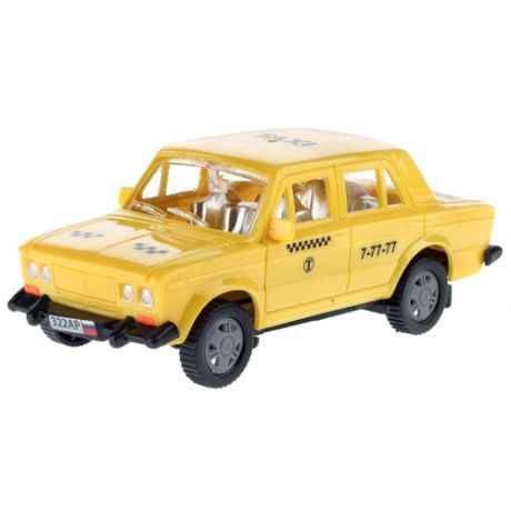 Машинка АВТОRus Такси (322АР), желтый