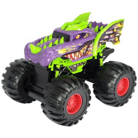 Внедорожник Dickie Toys Монстр Дракон (3757001), 38 см, зеленый/фиолетовый