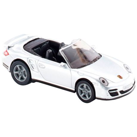 Легковой автомобиль Siku Спорткар Porsche 911 Turbo (1337) 1:87, 8.3 см, серебристый
