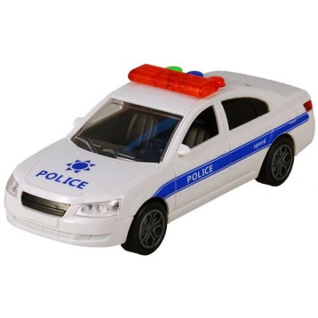 Легковой автомобиль Junfa toys Полиция (6663A), белый