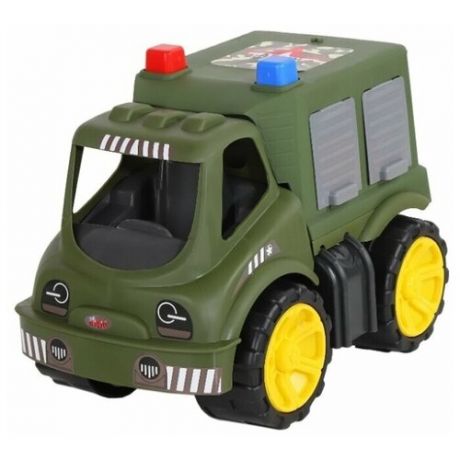 Грузовик Джамбо Тойз Военная машина (JB5100023), 24 см, зеленый