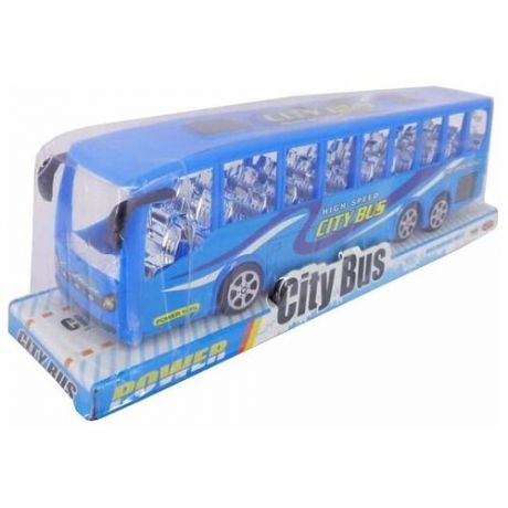 Автобус Junfa toys TQ123-36A, синий