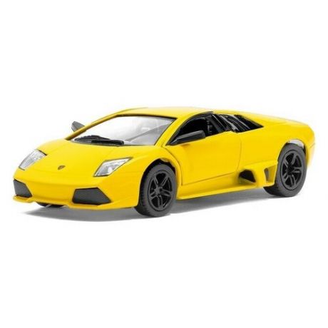 Машина металлическая Lamborghini Murcielago LP640, масштаб 1:36, открываются двери, инерция, цвет жёлтый
