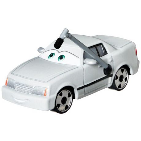 Машинка Mattel Cars Дерек Вилиамс DXV29/GRR84 1:55, белый