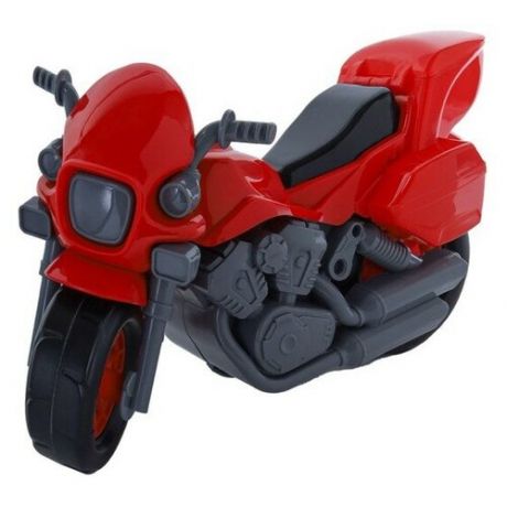 Мотоцикл «Харли», цвет красный