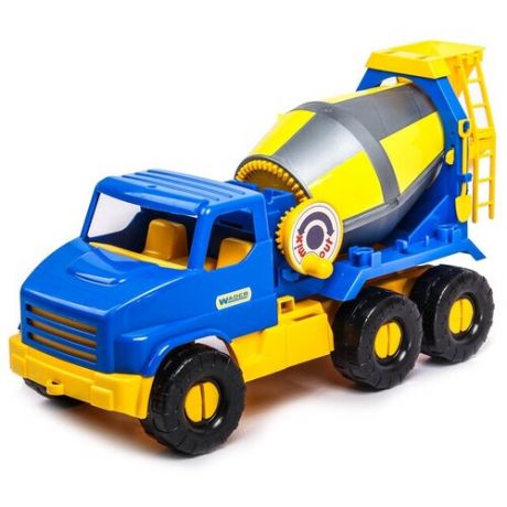 Бетономешалка Wader City Truck (39395), 44 см, синий