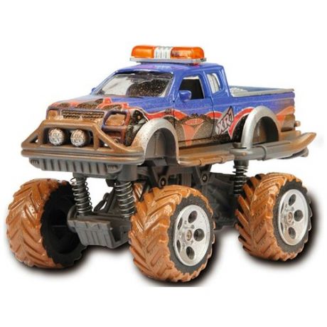 Монстр-трак Dickie Toys Rally Monster (3742010), 15 см, синий