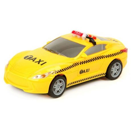 Легковой автомобиль DRIFT Taxi 84616 1:28, желтый
