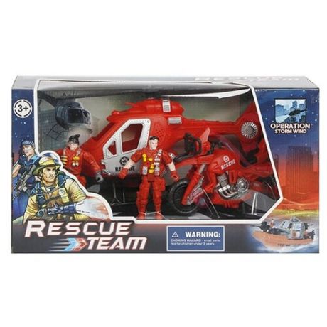 Игровой набор"Пожарный", вертолет, мотоцикл , арт. B3102-6