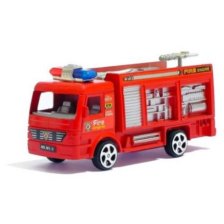 Market-Space Машина инерционная «Пожарная», цвета микс